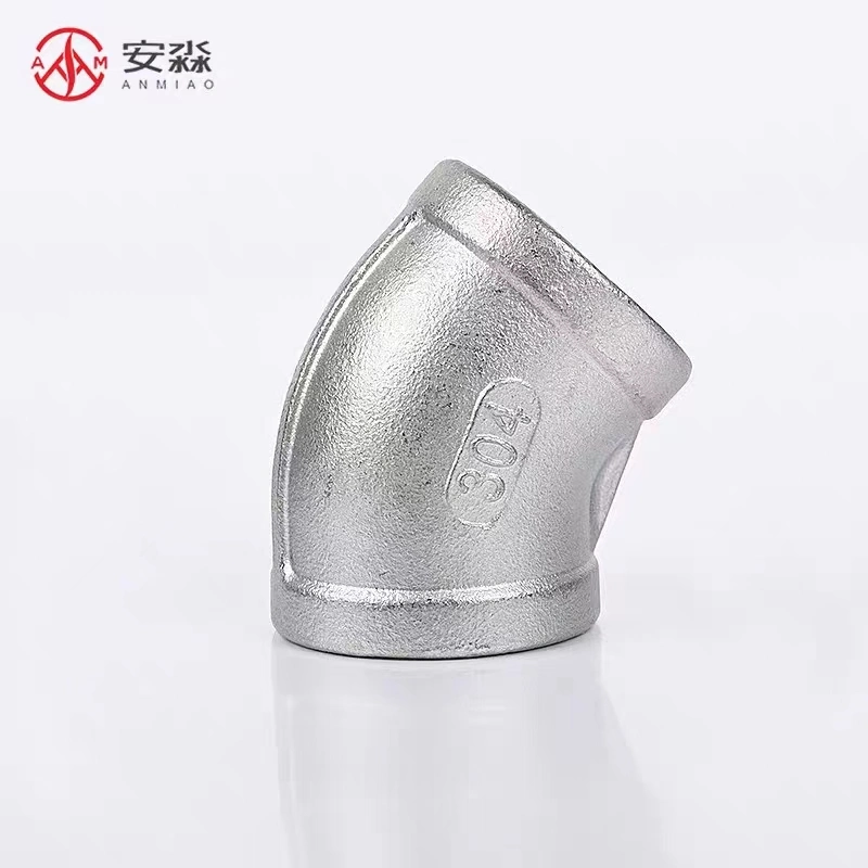 Anmiao Stainless Steel 45 Degree Elbow Female Thread 150lb