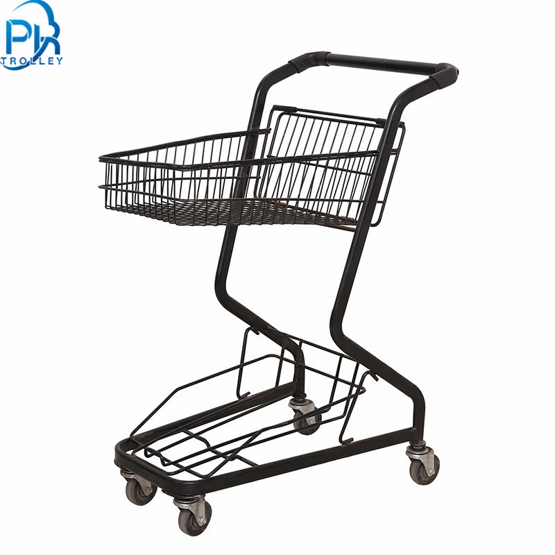 Japanese Shopping Cart Plastic Basket Trolley Smart Cart for Supermarket