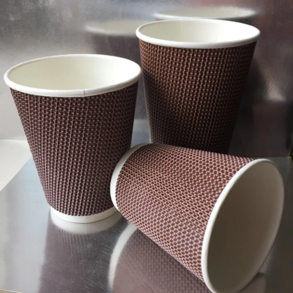 Disposable 8/12/16 Oz Beverage Coffee Cups Single Wall Paper Cups with Lid