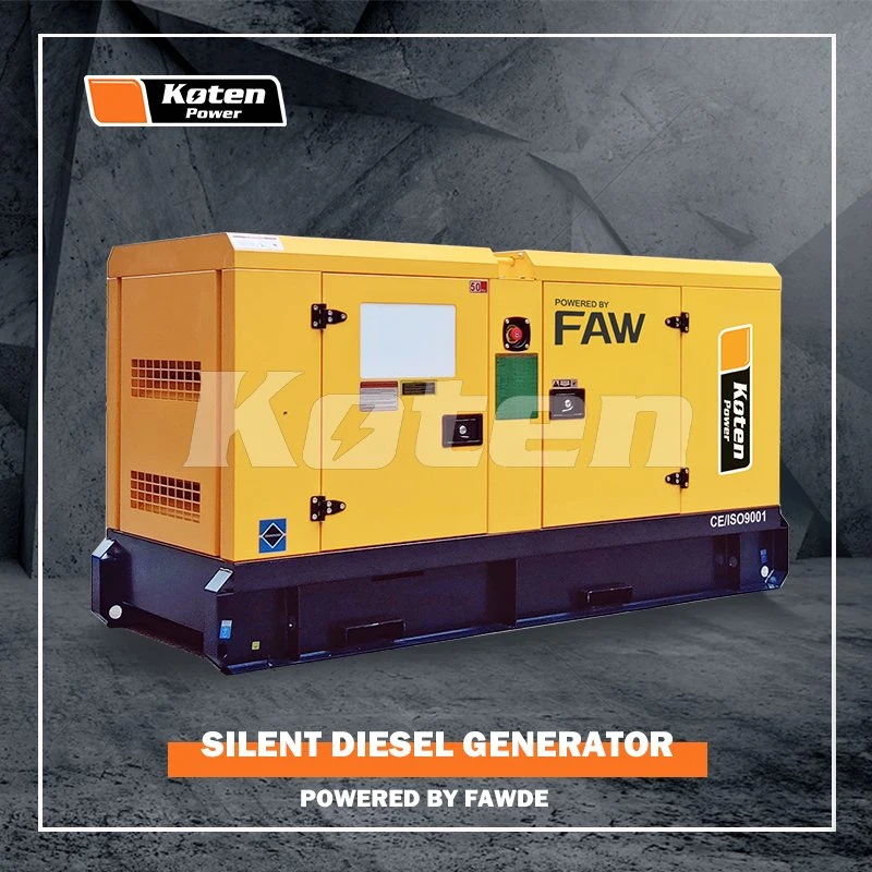 OEM Price 50Hz 24kw 30kVA Prime Power Fawde Engine Electric Silent Diesel Generator