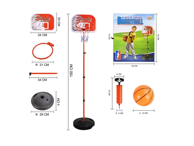 Novo conjunto de jogo de basquetebol Bright Easy Score Toy Kis Sport Conjunto H3125313