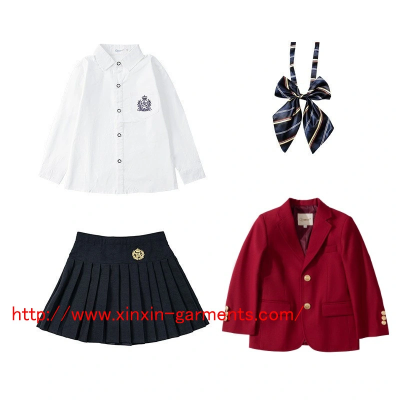 Custom Designs Primary Students Theme Party Wear Kids Boys Girls School Blazer Uniform (U2316)