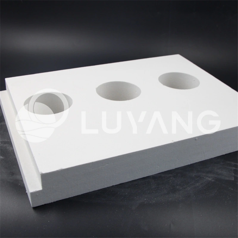 1430 Luyangwool Hz Board four Klin Back-Linning isolation ignifugé/matériaux réfractaires Plaque céramique AES/Kaowool/Dura/Fiberfrax 1200X1000X25mm 360kg/M3