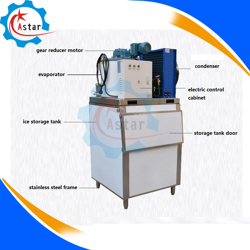 Daily Output 0.3ton-50ton Commercial Use Industrial Flake Ice Machine for Sale