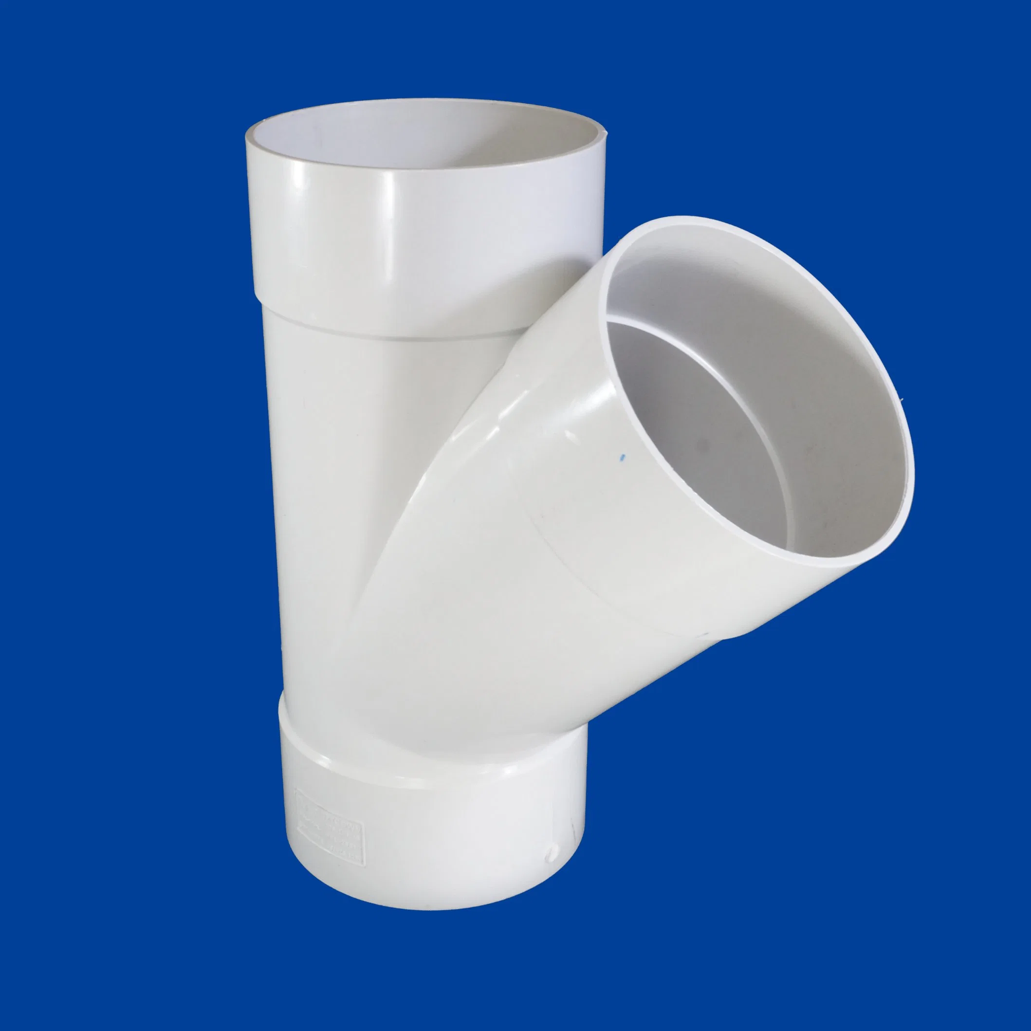 PVC Pipe Coupling Connectors 45 Degree Y Branch Pipe