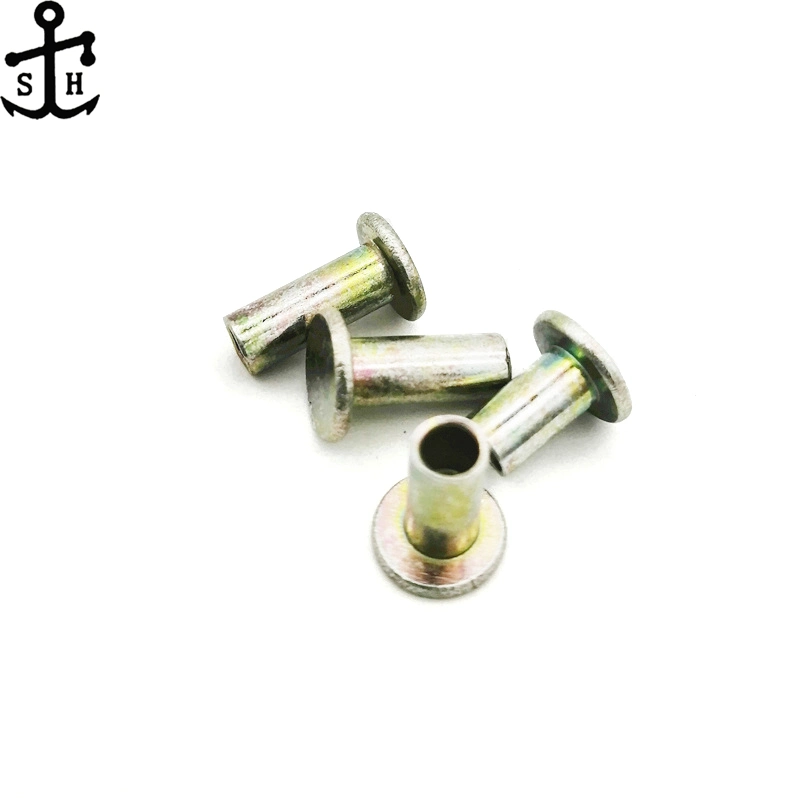 Rivets tubulaires en acier au carbone bouchon DIN 7338 Type C pour Appareils électriques