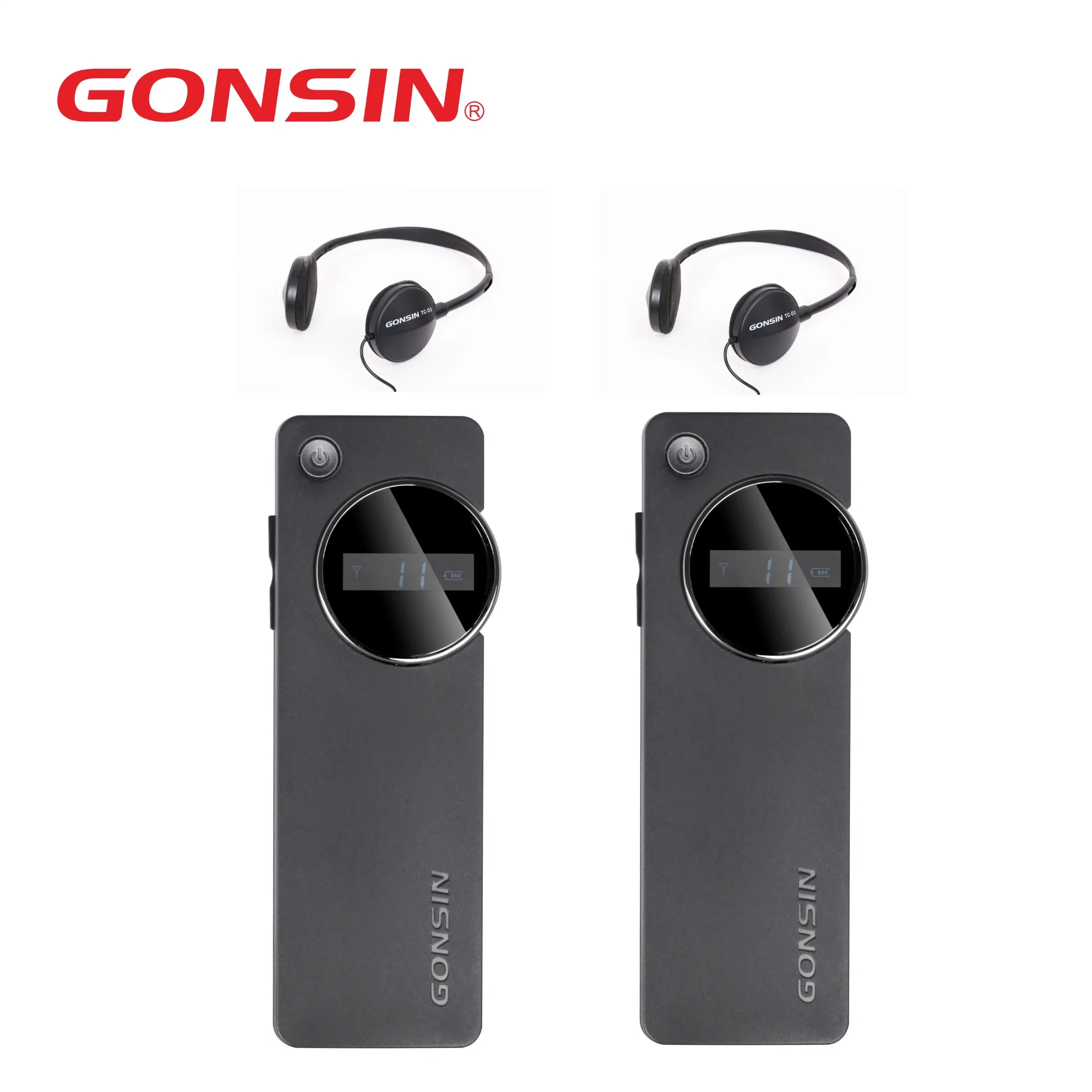 Gonsin Conference Equipment CD Level Sound Translater Wireless Simultaneous Interpretation Receiver with Interpreter Console