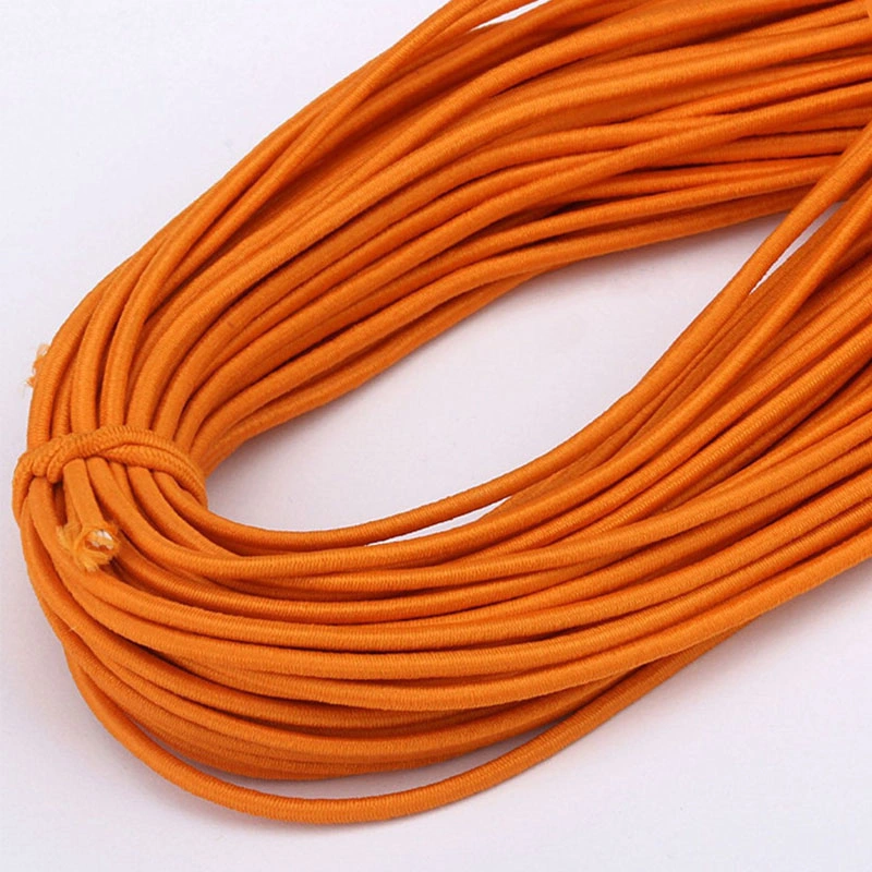 ABPF Customized 10mm Kunststoff Runde flache Bungee Jumping Cord für Verkauf Elastische Gummischnur Verpackung Seil