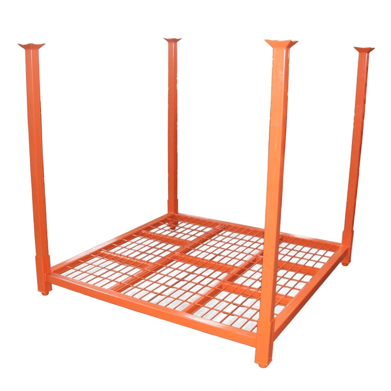 Customized Heavy Duty Powder Coating Stacking Tire Racks for Warehouse Open Frame Rack