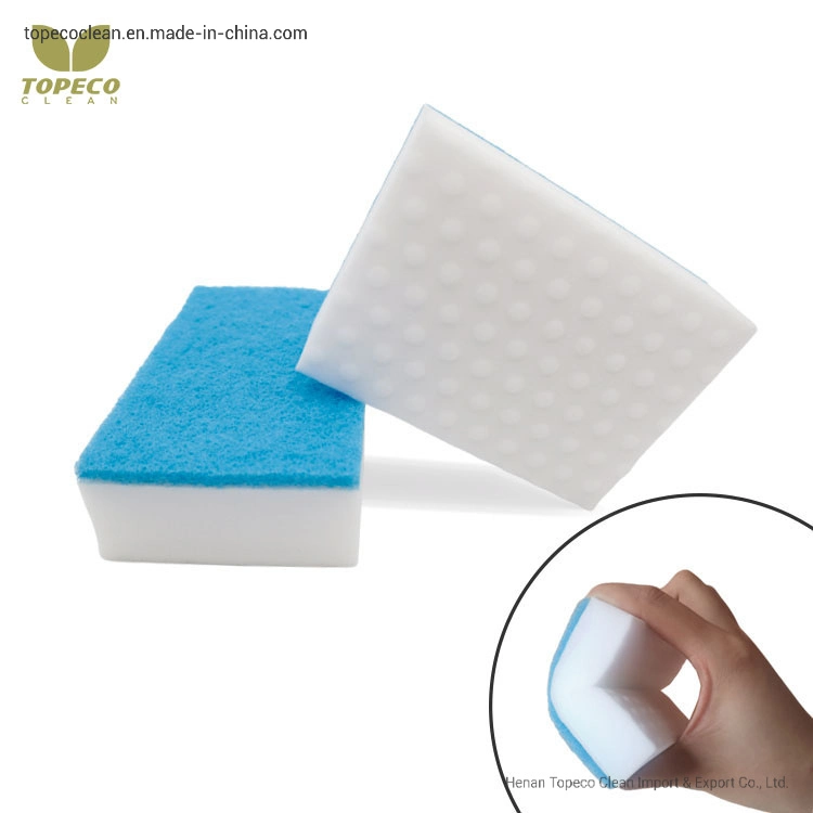 Topeco High quality/High cost performance Nano Sponge Scouring Pad with Customized Package Magic Eraser