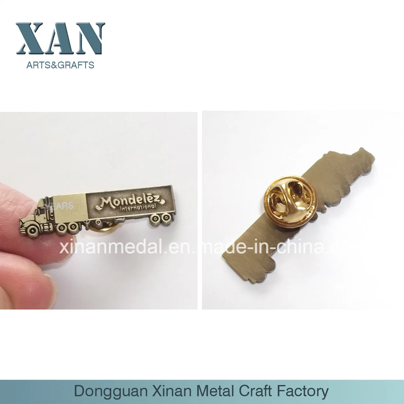 Custom Zinc Alloy Metal Brooch