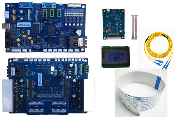 Système de contrôle de l'imprimante jet d'encre imprimante Epson Conseil tête Double XP600 USB2.0 pour imprimante photo à fibre optique