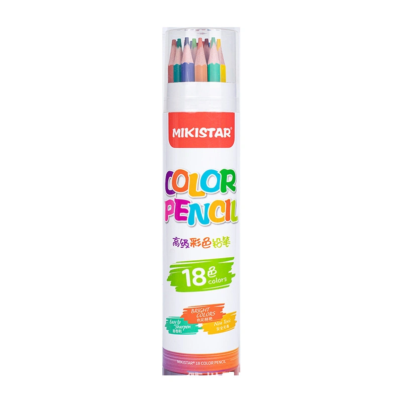 12/24/36/48PCS Color Pencil Set Box cadeau Rainbow dessin crayon de couleur Crayon de couleur de tube