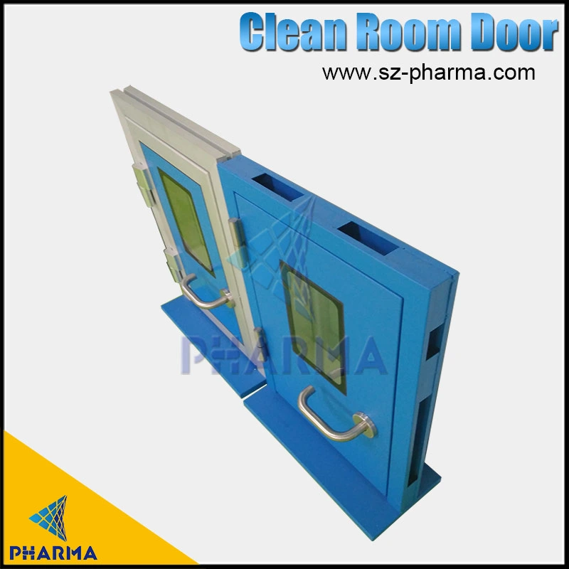 Fireproof Double Open Sliding Swing Accessories Fast Rolling Door Clean Room Door