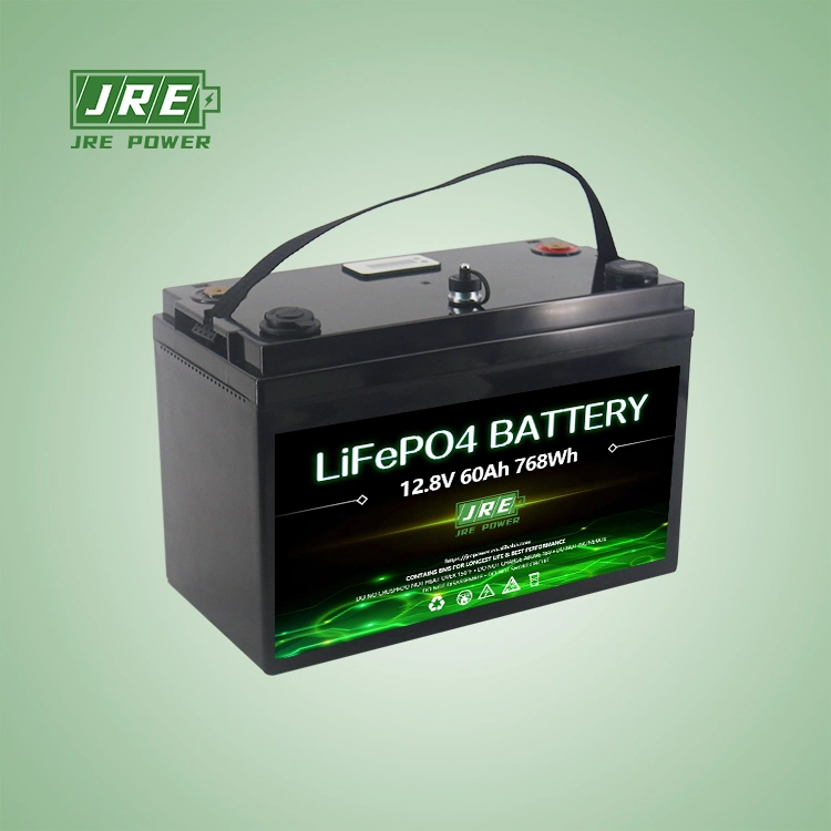 Bateria de 12 Volts de ciclo profundo LiFePO4, 12 V, 60 ah, iões de lítio Bateria para embarcação elétrica