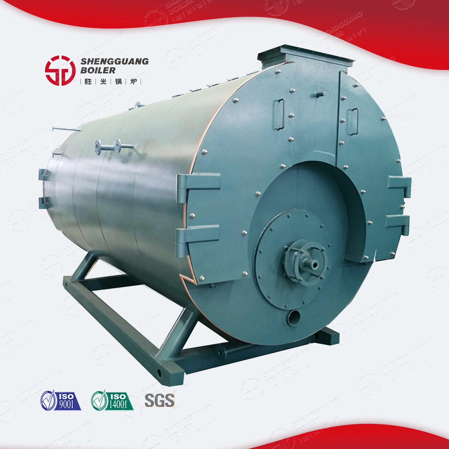 Quickly Installed Low Pressure Gas Oil Steam Boiler