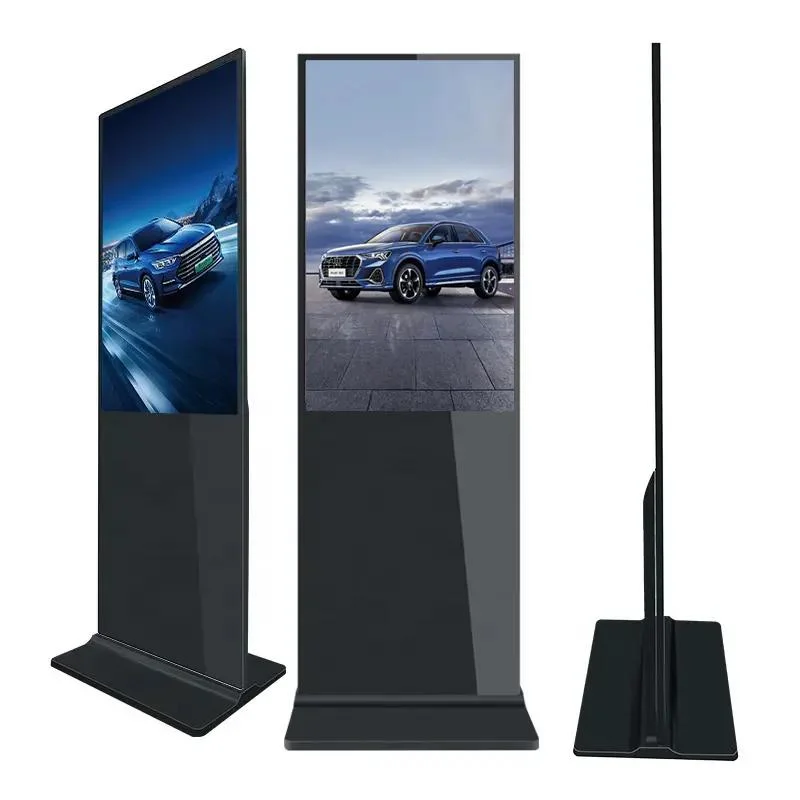 World Association Exhibition Floor-Mounted Display Screen for Automatically Switching Pictures