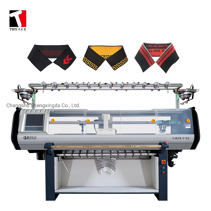 OEM Automatic Computer Rib Machine Polo T-Shirt Collars Knitting Machine