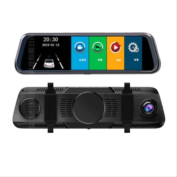 1080P 10 Inch Streaming Media Front and Back Dual Lens Dash Cam Recorder DVR Car Camera