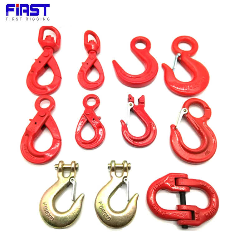 Drop Forged Us Type 320c Steel Eye Lifting Hook with Safety Latch