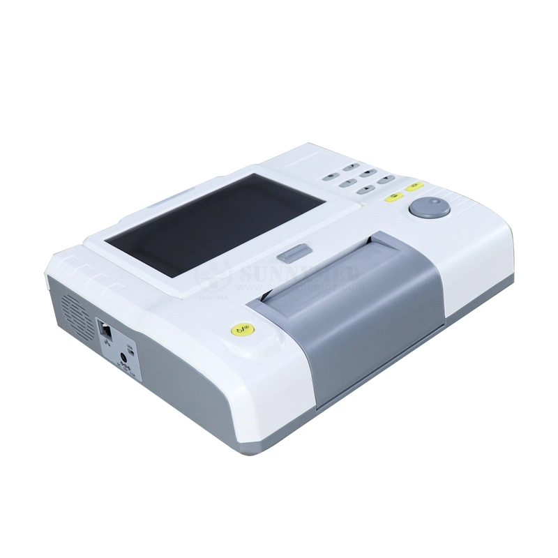 Sy-C010-1 6 Parameters Portable Ctg Fhr/Toco/Twins Fetal Heart Monitor with Color 7 Inches LCD Screen