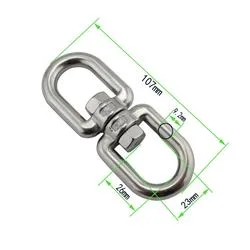 Stainless Steel Lifting Eye Swivel Hoist Ring Rigging Hardware