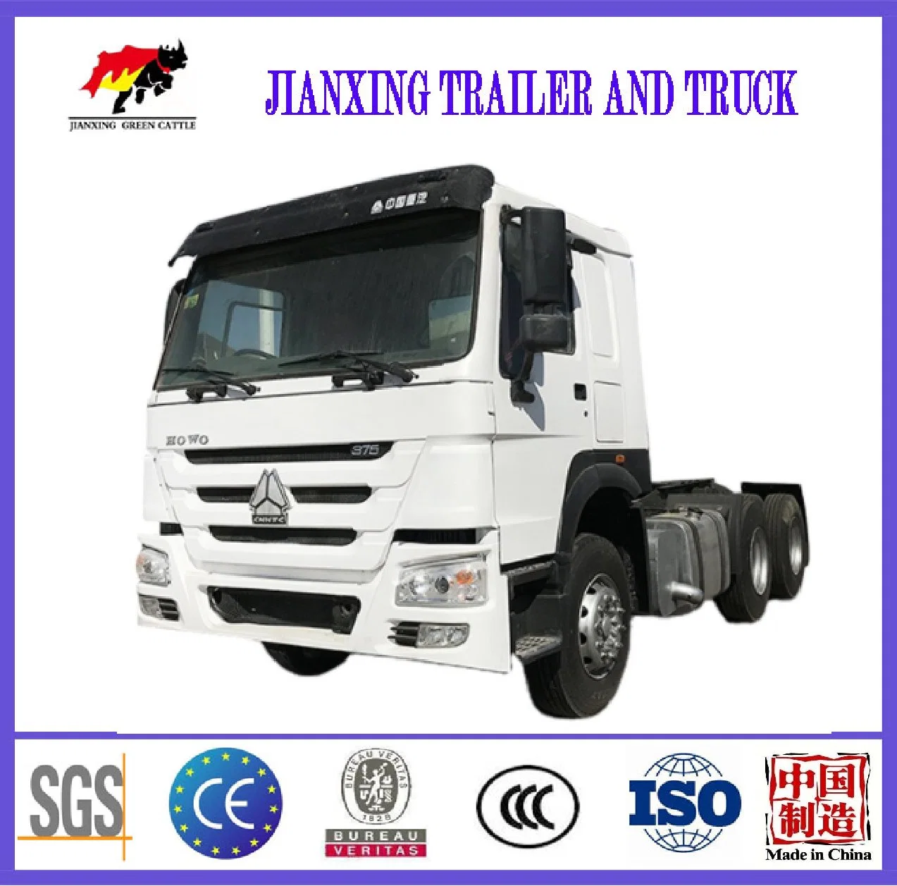 China Engine Maintenance HOWO 6*4 Tractor Head Truck