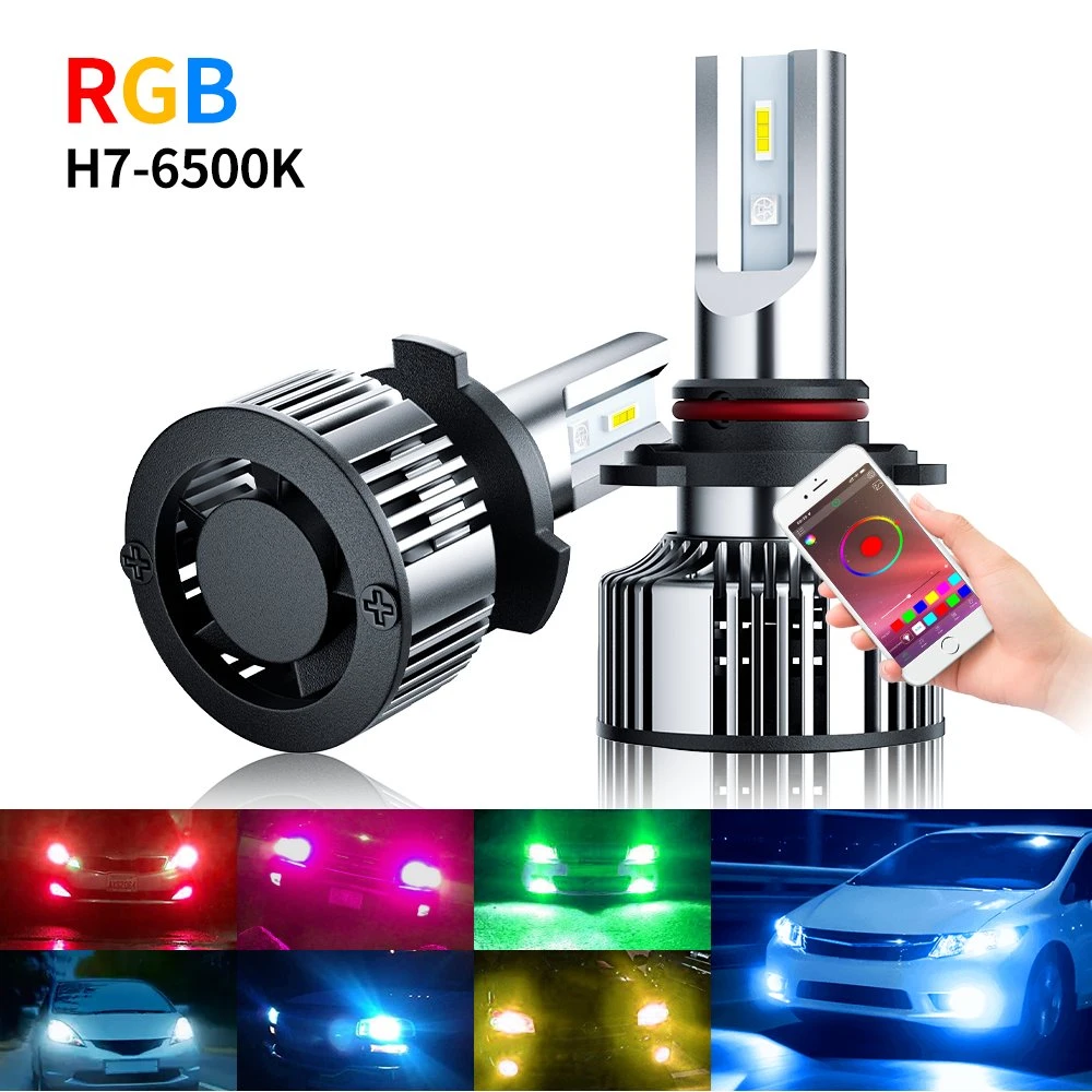 H4 Near-Far Integration with Lens Bulb Car LED Headlights Motorcycle Truck Modified Strong Laser Light