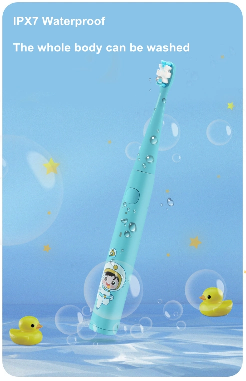 Children Personal Oral Care Soft Bristle USB Charging Smart Sonic Kids Toothbrush