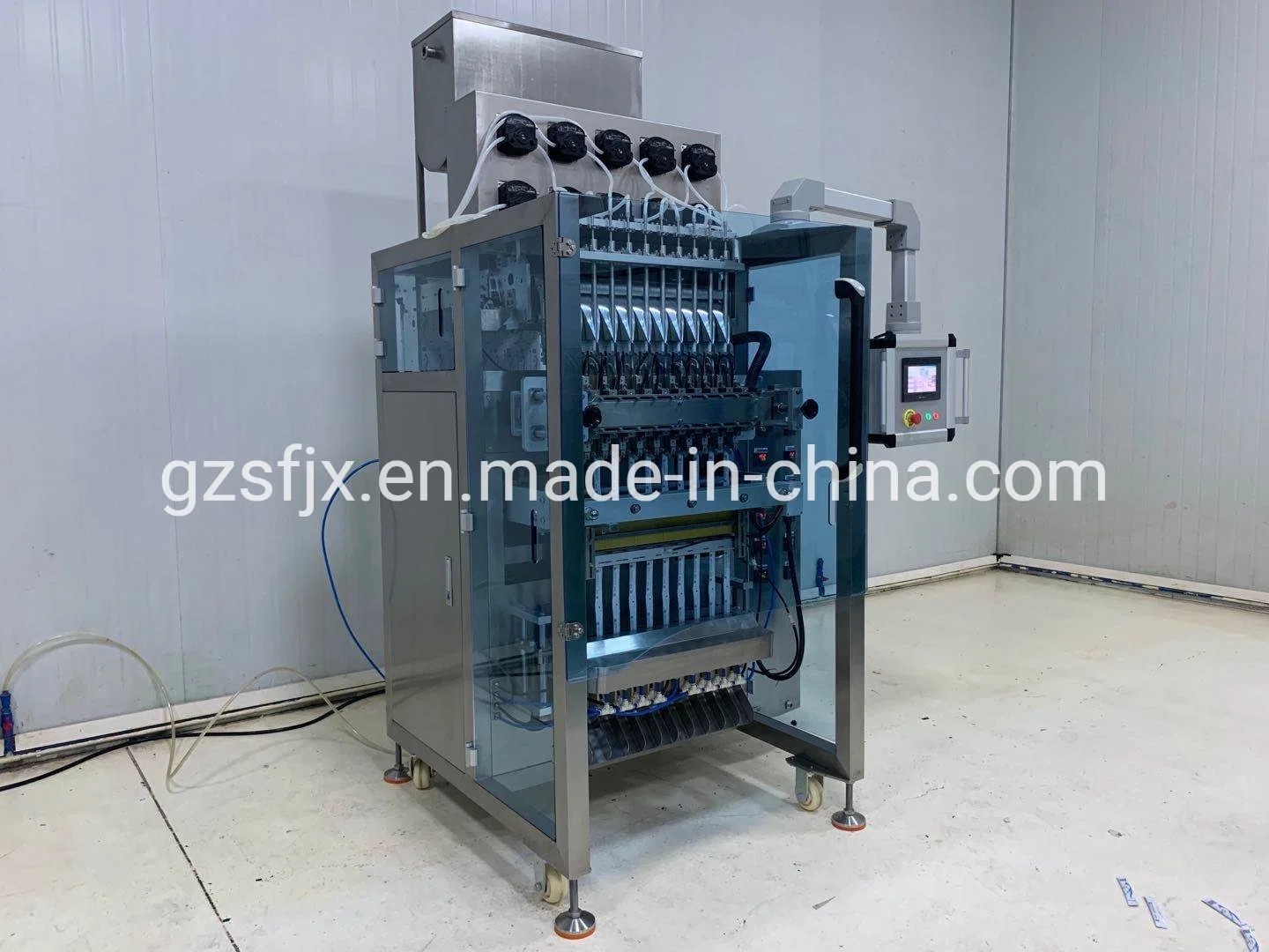 Automatic Food Grain/Rice/Nuts/Peanuts/Sugar/Beans/Salt/Granule Volumetric Filling Packing Packaging Machine