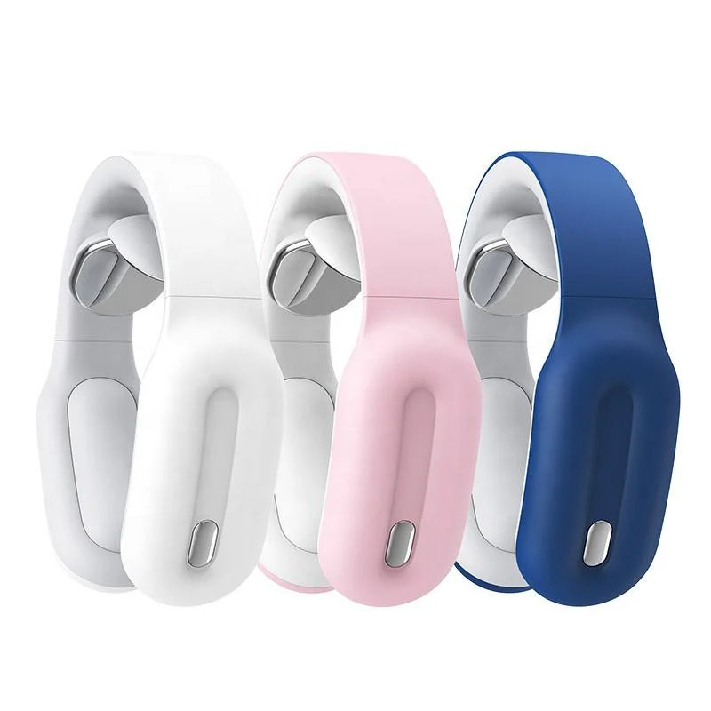 Drahtlose EMS Health Care Massage Hals Schmerzlinderung Heizung Vibration Pulse Massager Private Label Electric Smart Neck Massager