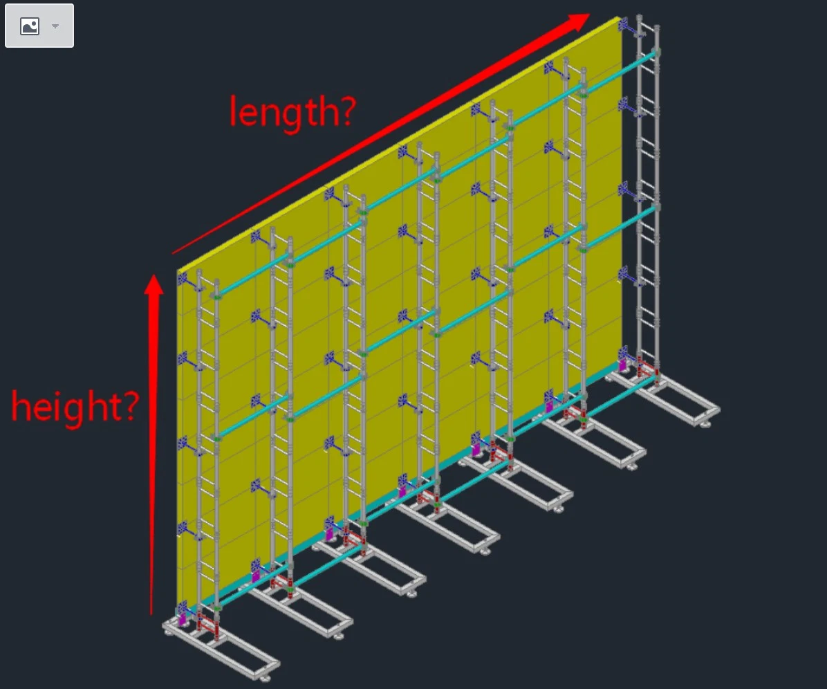 Suporte de monitor de dragão para a fase Truss LED decoração Estágio de parede LED do Sistema de Apoio no Solo