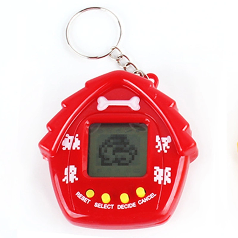 Máquina de mascotas electrónica de mano Mini máquina de juego virtual Tamagotchi Toy Adorno llavero