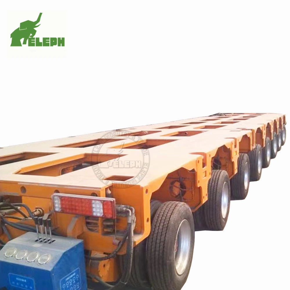 Heavy Duty Equipment Spmt Hydraulic Modular Semi Gooseneck Power Station Truck Trailer