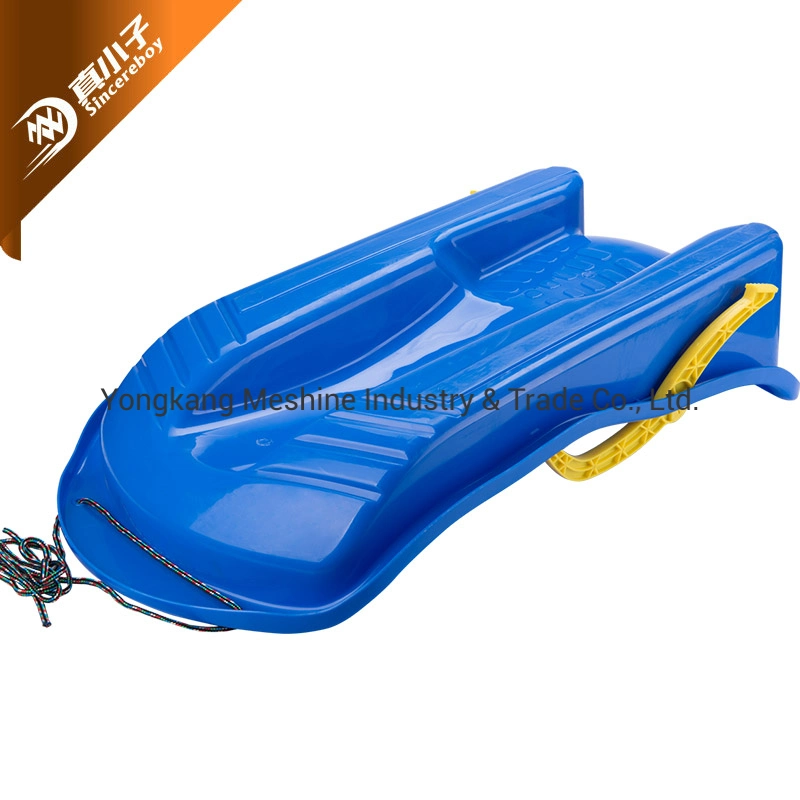 Double Colorful Winter Toys Ski Plastic Snow Sled