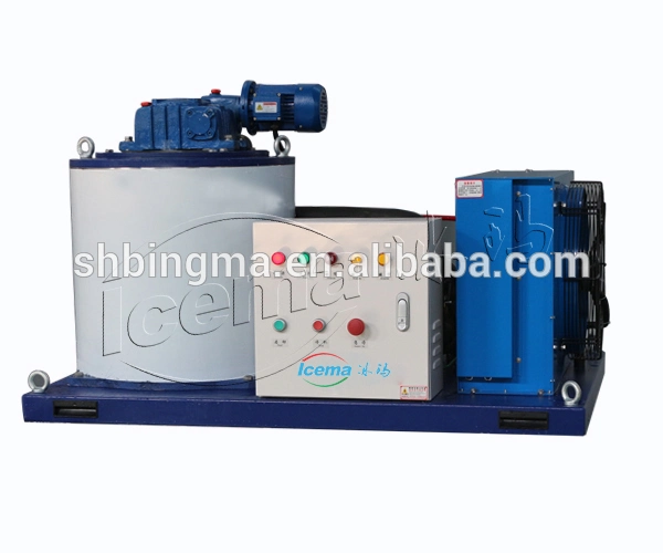 Commercial Fishery Used 10 Tons Flake Ice Machine Water Cooled Big Ice Maker Machine