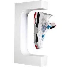 New Rotating Magnetic Levitation Shoe Display Stand, Floating Shoes Display Rack for Avertisement Shoe Sotre