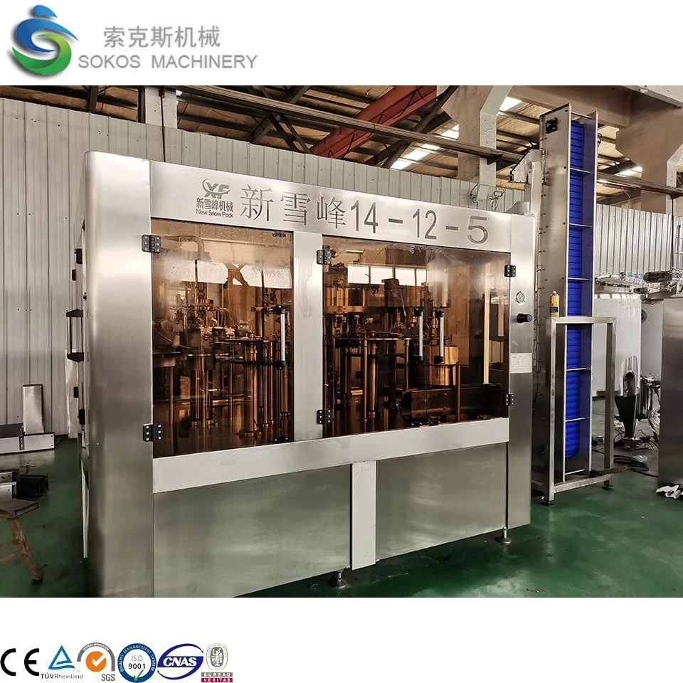 Hot Sale Carbonated Full Automatic Soft Drink Filling Machines Production Line Soda Water Tin Beer Pop Aluminium Can Filling Machine