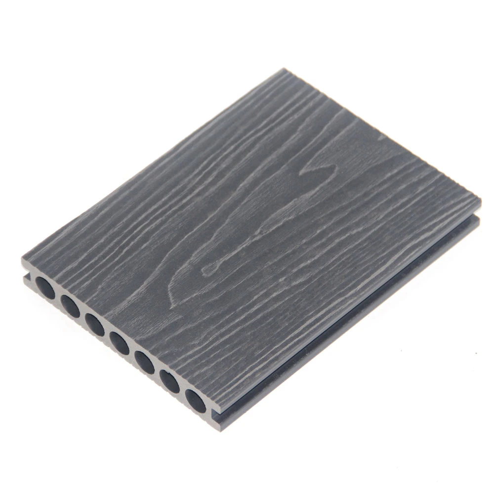 Factory Direct Price Outdoor WPC Wood Plastic Composite Decking High-Quality 3D Embossing Engineered Woodgrain Floor Decking Board