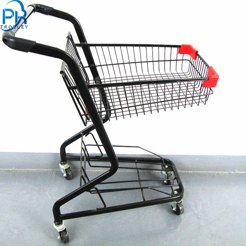 Durable Double Basket Econamy Express Two-Tier Shopping Cart