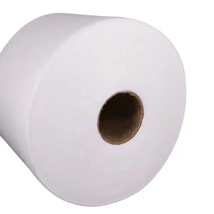 100% polyester Doublure PET Spunbond rouleaux de tissu non tissé Vente en gros Maison Textile haute température non tissé