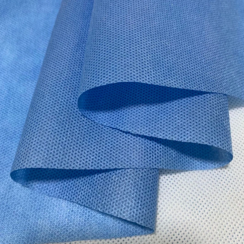 SMS Nonwoven 45GSM PP Spunbond Non Woven Fabric for Surgical Gown