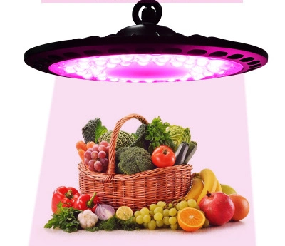 Cross-Border UFO Plant Growth Lamp LED Lamp 100W 150W 200W High Power Shed Room Planting Fill Light Lamp