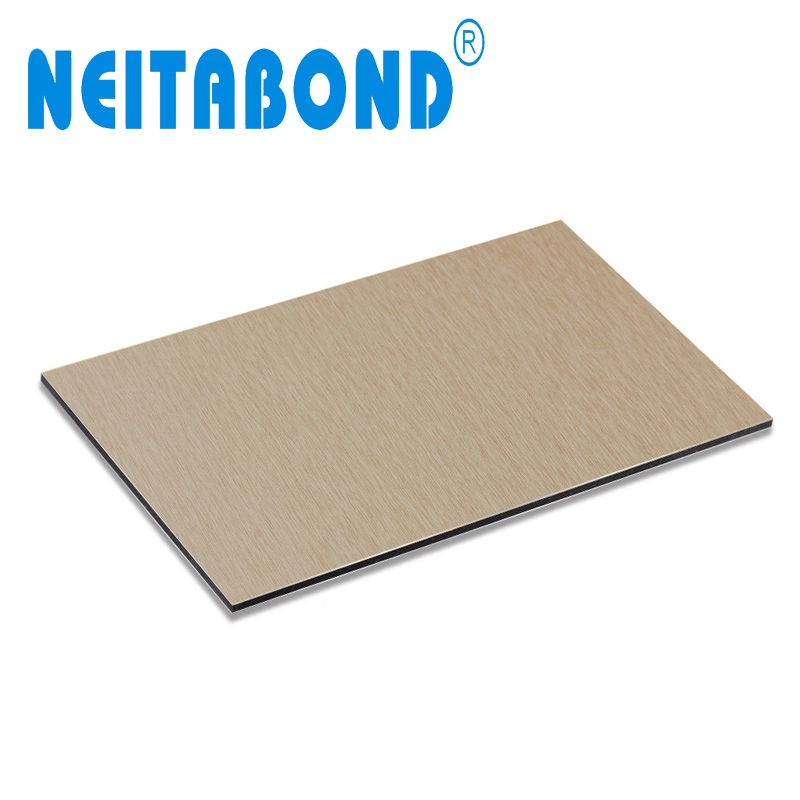 Double Sides 4mm Brush ACP Panel with Good Surface