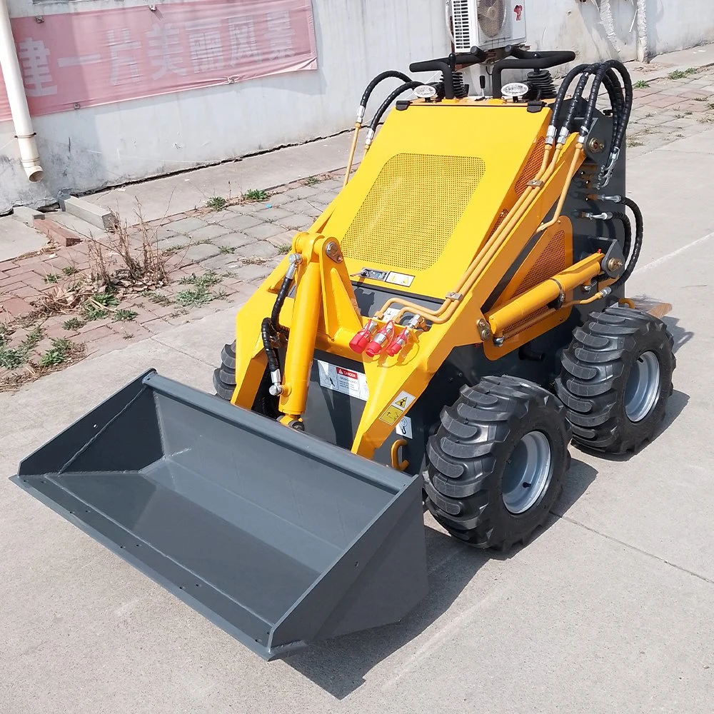 Various Accessories Mini Skid Steer Loader with 4 in 1 Bucket