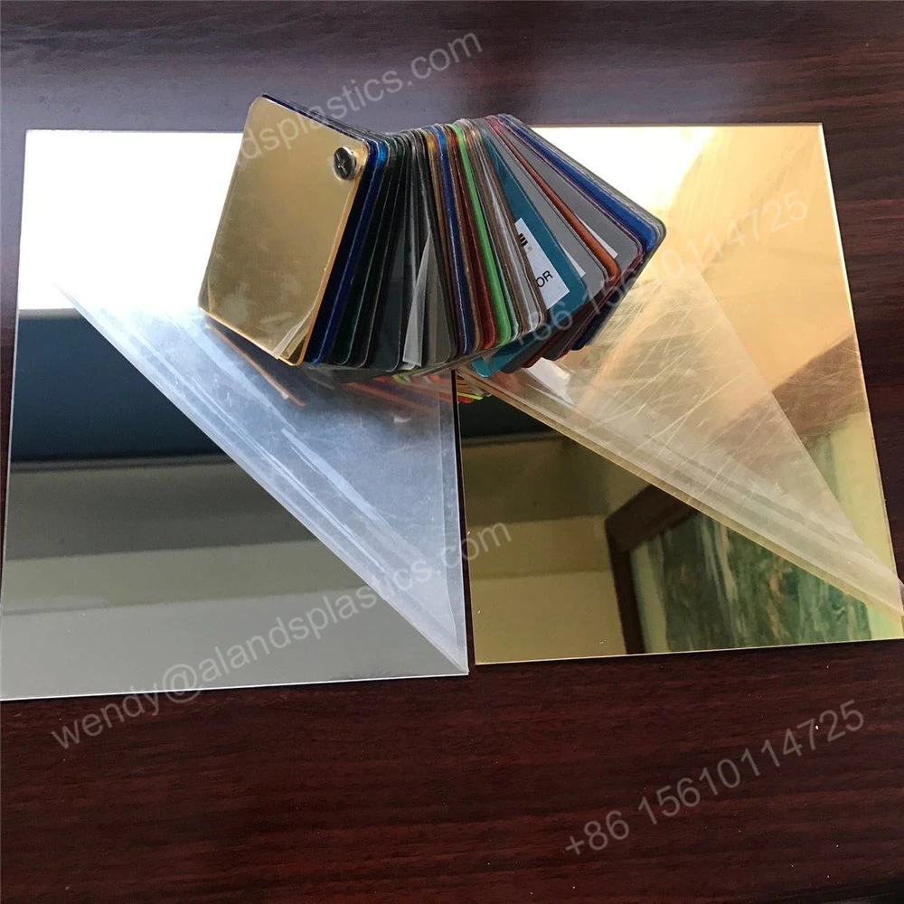 Professional Manufacturer Advertising 3mm 4*6 Gold Pleksi Acrylic Mirror Sheet Acrylic Mirror Sheet