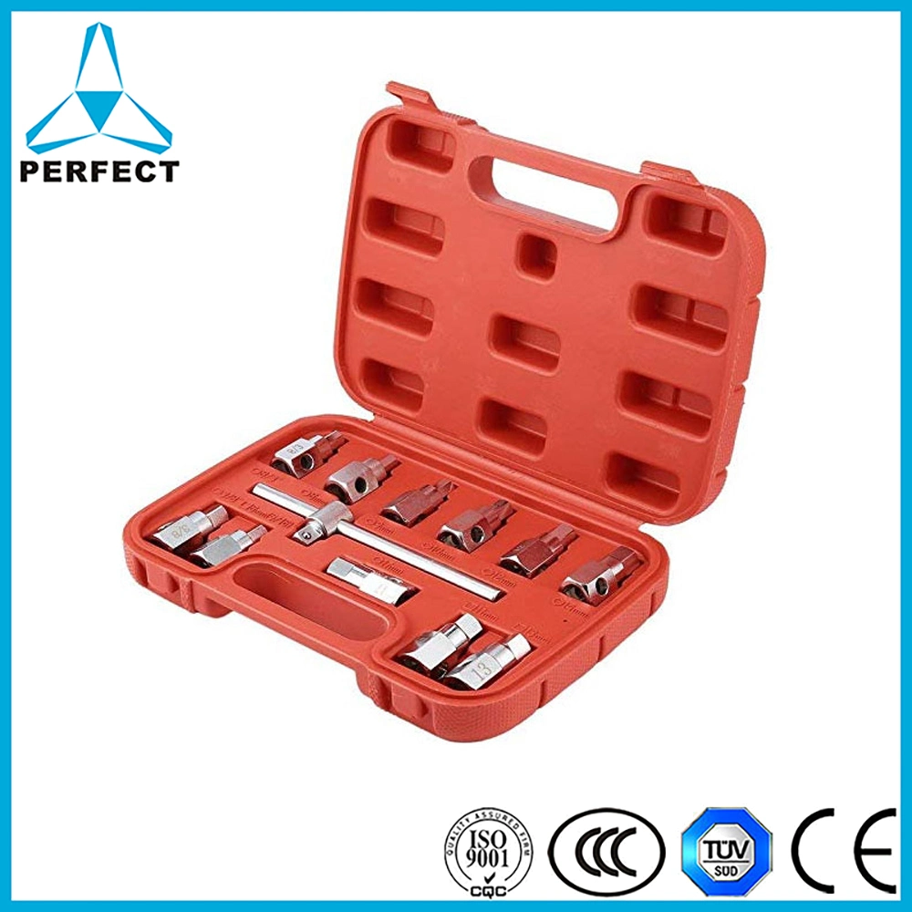 12PCS Drain Plug Keyaxle Oil Sump Spanner Socket Set