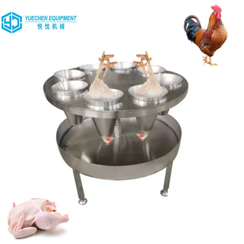 Small Scale Automatic Chicken Farm Equipment Poultry Slaughter Breeding Machine Feather Dress Machinery