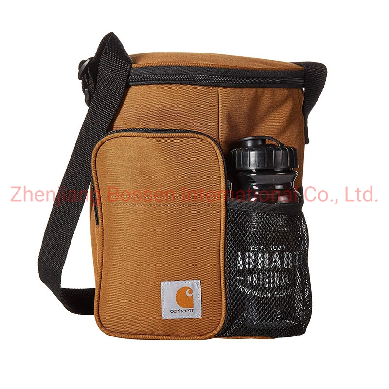 Customized Logo Outdoor Camping Travel Cooler Picnic Tote Bag Lunch Wine Carrier Ice Bag