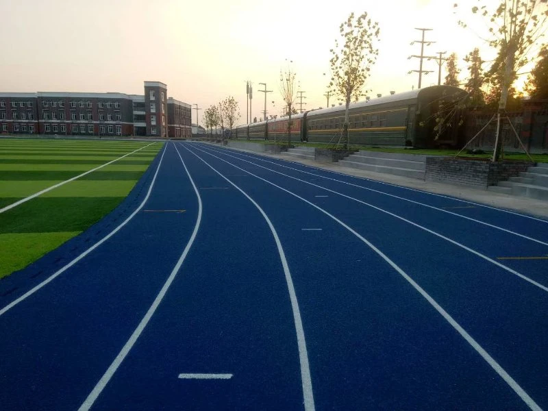 9-13mm de espesor de recubrimiento de pulverización de pista de atletismo y pista de atletismo